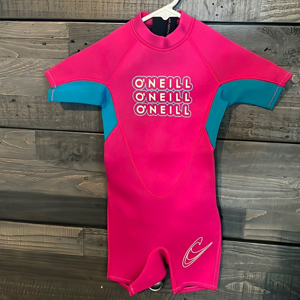 O'Neill Reactor Toddler Springsuit Wetsuit 2mm- Pink (Size 3)